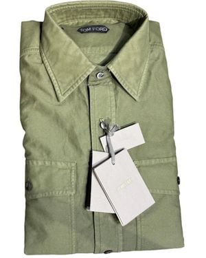 Tom Ford Cotton Shirt - Green