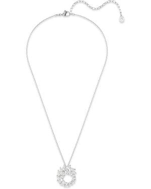 Swarovski Mesmera Cubic-Zirconia Pendant Necklace - White