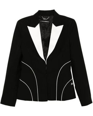 Karl Lagerfeld Piping Blazer - Black