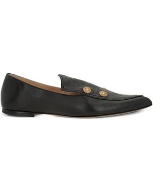 Chloé Agnes Loafers Verfraaid Met Puntige Neus - Zwart