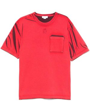 McQueen スカル Tシャツ - レッド