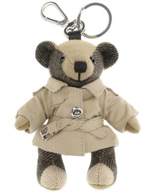 Burberry Thomas Bear Keyring - White