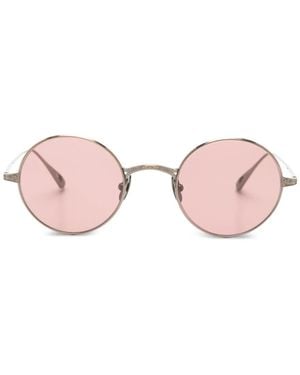 Garrett Leight Round-Frame Sunglasses - Pink