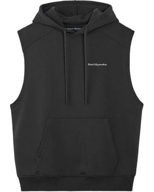 Rest&Recreation Hoodie À Design Sans Manches - Noir