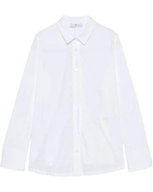 Whyci Long-Sleeve Button-Down Shirt - White