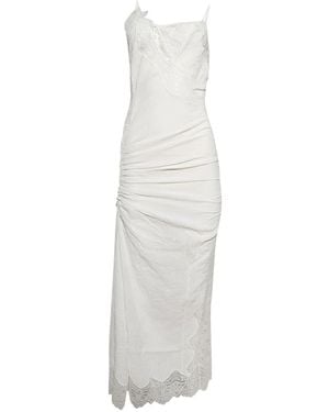 Christopher Esber Lace-Insert Cami Dress - White