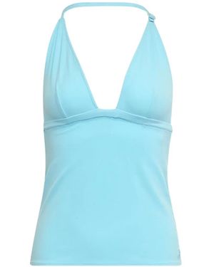 Courreges Bikini Halterneck Top - Blue