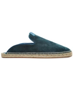 Lanvin Pantoletten aus Wildleder - Blau