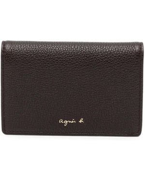 agnès b. Angele Card Case - Gray
