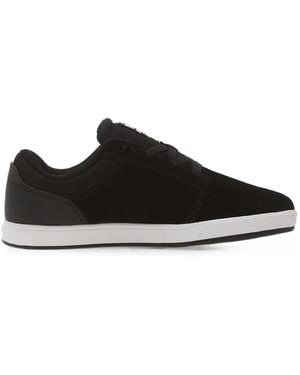 DC Shoes Crisis 2 Logo-Patch Lace-Up Sneakers - Black
