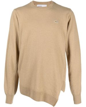 Comme des Garçons X Lacoste アシンメトリー セーター - ナチュラル