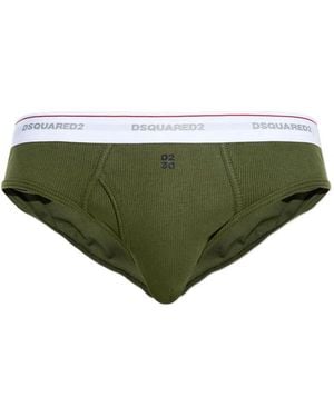 DSquared² Slip Con Banda Logata - Verde