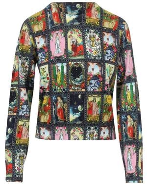 Alice + Olivia Jersey Con Estampado Del Tarot - Multicolor