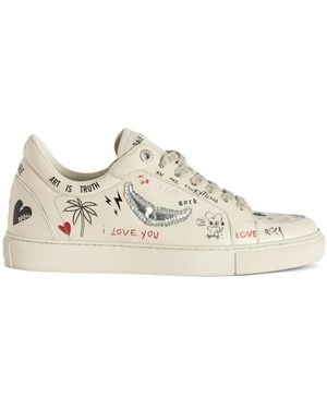 Zadig & Voltaire Sneakers Basses Fly On - Natur