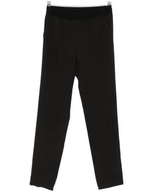 ERMANNO FIRENZE Logo-Waistband Pants - Black