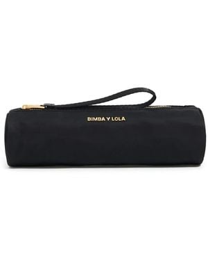 Bimba Y Lola ロゴ コスメポーチ - ブラック