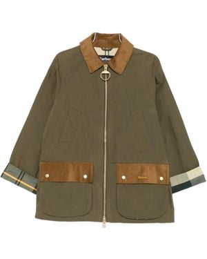 Barbour Corduroy-Collar Jacket - Green