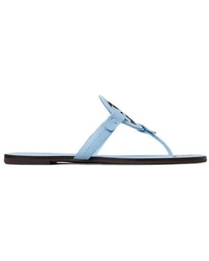 Tory Burch Miller Nail-Polish Sandals - White
