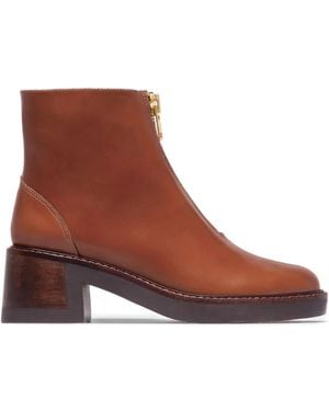 Bernardo Botas Tess con tacón de 57 mm - Marrón