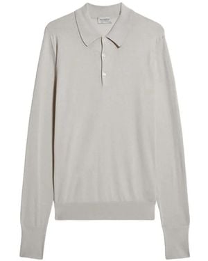 Fortela Finchley Cotton-Knit Polo Shirt - White