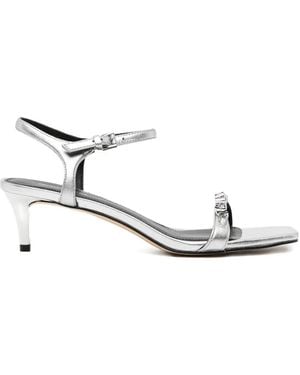 Michael Kors Ankle Cuff Sandals - White