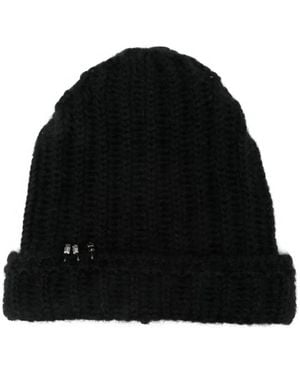 Ermanno Scervino Beaded Hat - Black