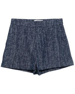 FRAME The Tweed Shorts - Blue