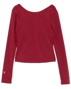 MACRON O.N.E. Scoop-Back Blouse - Red