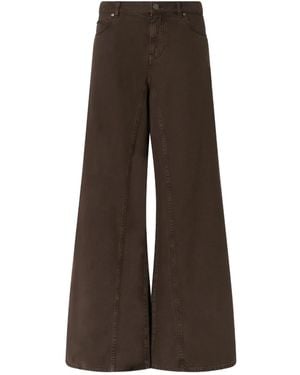 Pinko Wide-Leg Jeans - Brown