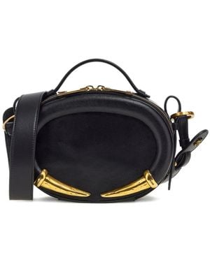 Roberto Cavalli Oval Top-Handle Tote Bag - Blue