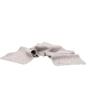 Patrizia Pepe Fly-Motif Wool Scarf - Grey