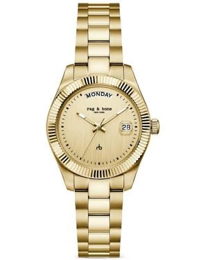 Rag & Bone Lex 34Mm Watch - Metallic