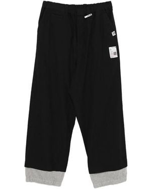 Maison Mihara Yasuhiro Layered Wool Trousers - Grey