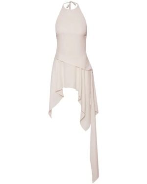 Baobab Lorenza Asymmetrische Haltertop - Wit