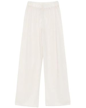 Dusan Pantalon À Taille Élastiquée - White