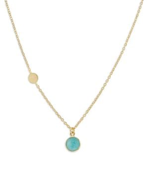 Auree Salina Gemstone Necklace - Metallic