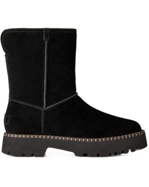 UGG Uptowner Calf Suede Ankle Boots - Black