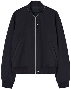 Jil Sander Zip-Up Bomber Jacket - Black