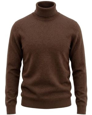 Drumohr Jersey De Lana Con Cuello Vuelto - Marrón