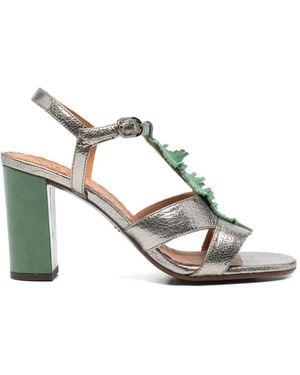 Chie Mihara Leaf Balia Sandals - White