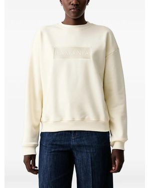 La Mania Sweat À Logo Brodé - White