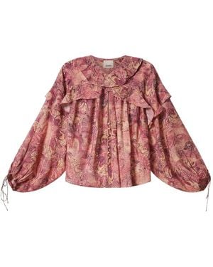Isabel Marant Charis Blouse - Red