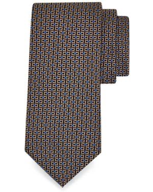 Ferragamo Gancini Silk Tie - Grey