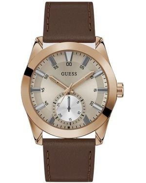 Guess Rose Tone Multi-Function Watch - Metallic