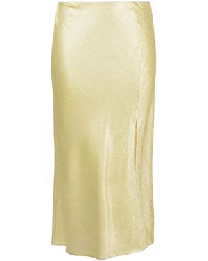 forte_forte Falda De Tubo Music En Jacquard - Amarillo