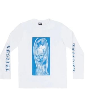 Brooks Ditto Graphic-Print Long-Sleeve T-Shirt - Blue