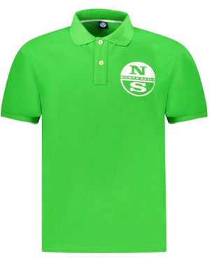 North Sails Logo-Print Polo Shirt - Green