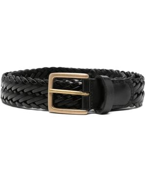Anderson's Braided leather belt - Blanco