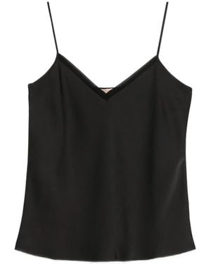 Pennyblack Oberteil mit V-Ausschnitt - Schwarz