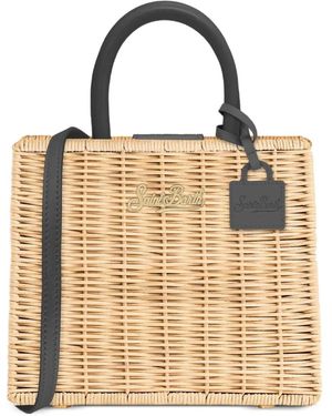 MC2 Saint Barth Shop Bag Straw Tote Bag - Natural
